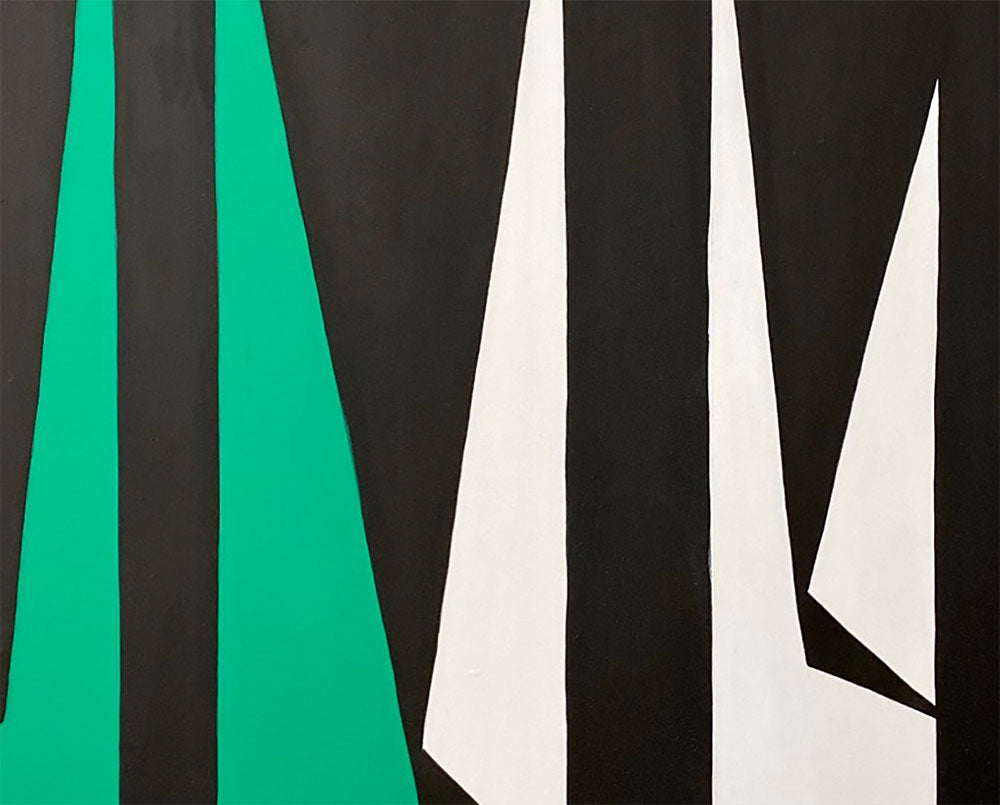 Cut - Up Canvas 2003 - Ulla Pedersen - Abstract Painting - Ideelart