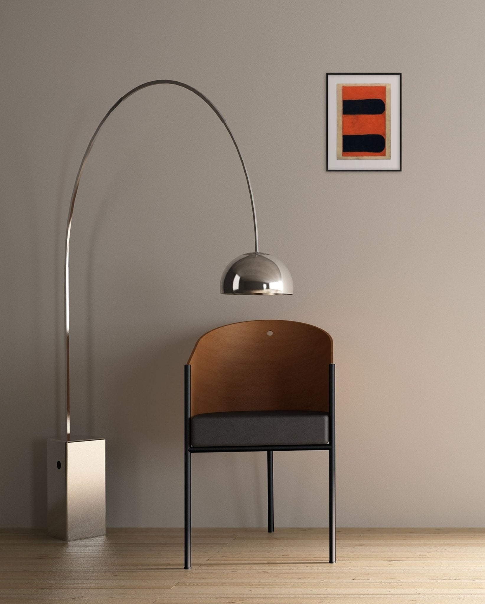 Untitled 1915 - Fieroza Doorsen - Abstract Painting - Ideelart