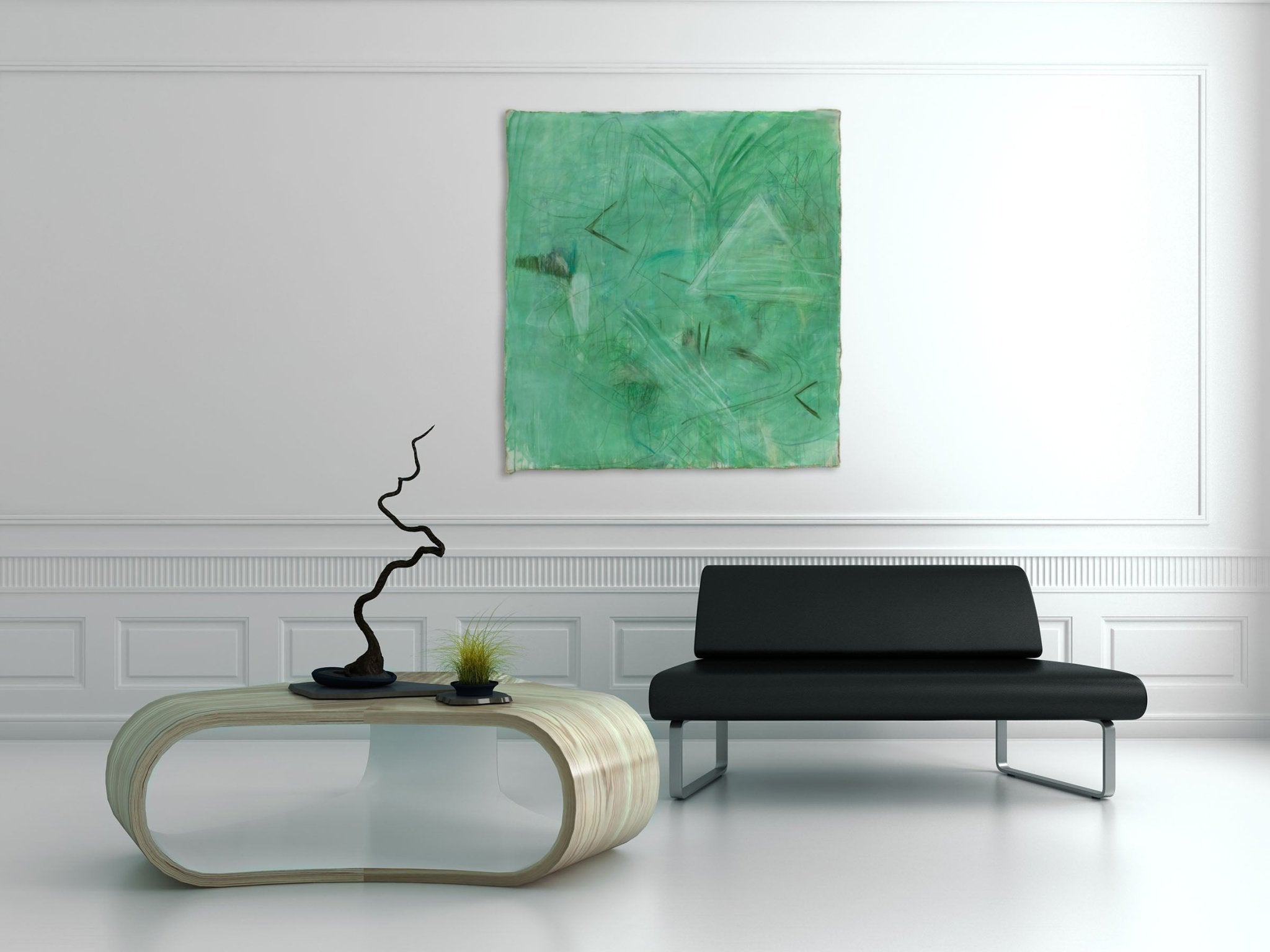 You Will Never Walk Alone - Macha Poynder - Abstract Painting - Ideelart