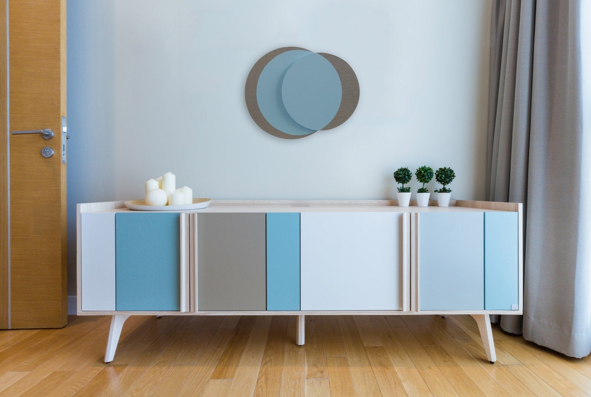 Inside and Outside - Louise Blyton - Abstract Painting - Ideelart