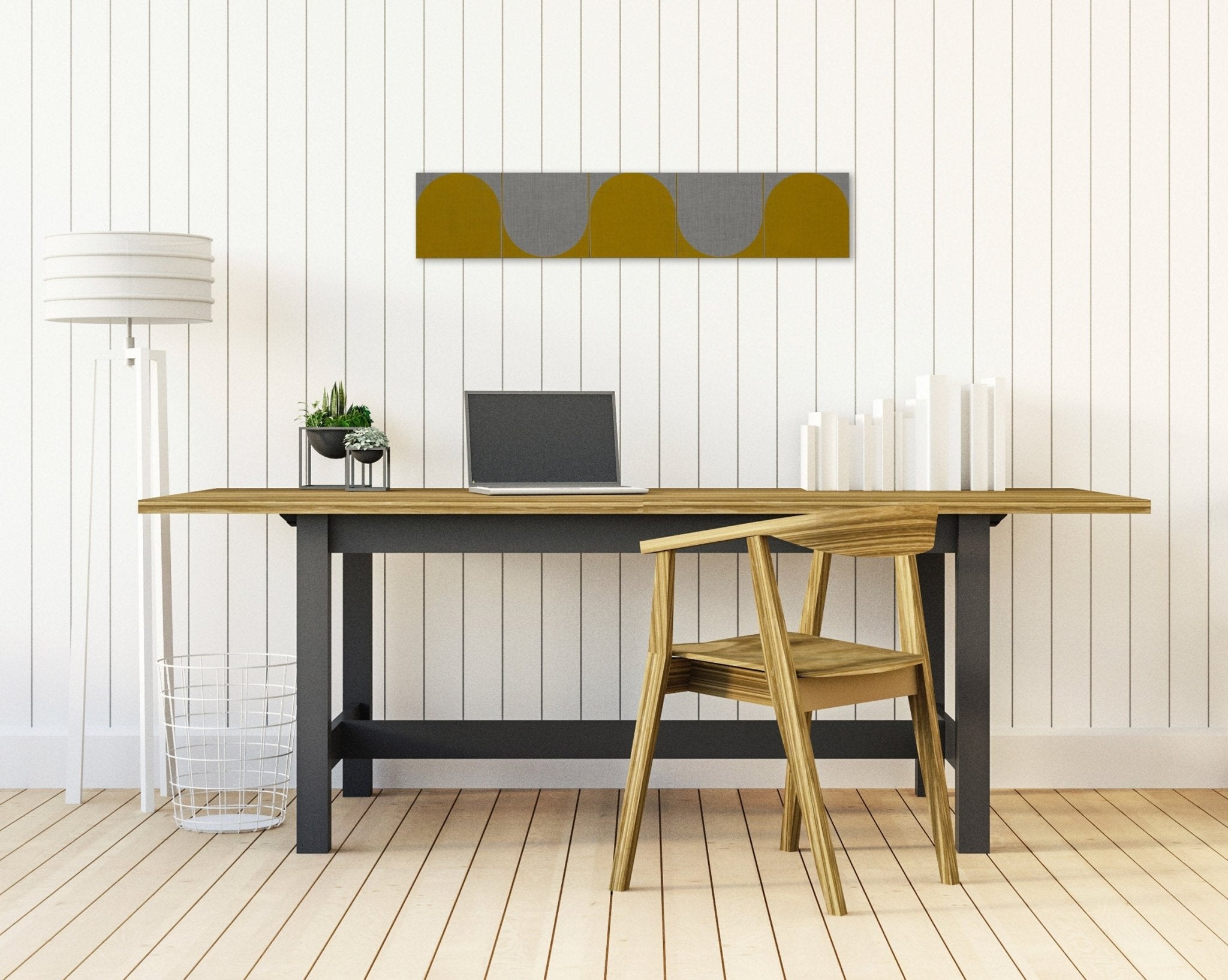 Long Rolling Days - Louise Blyton - Abstract Painting - Ideelart