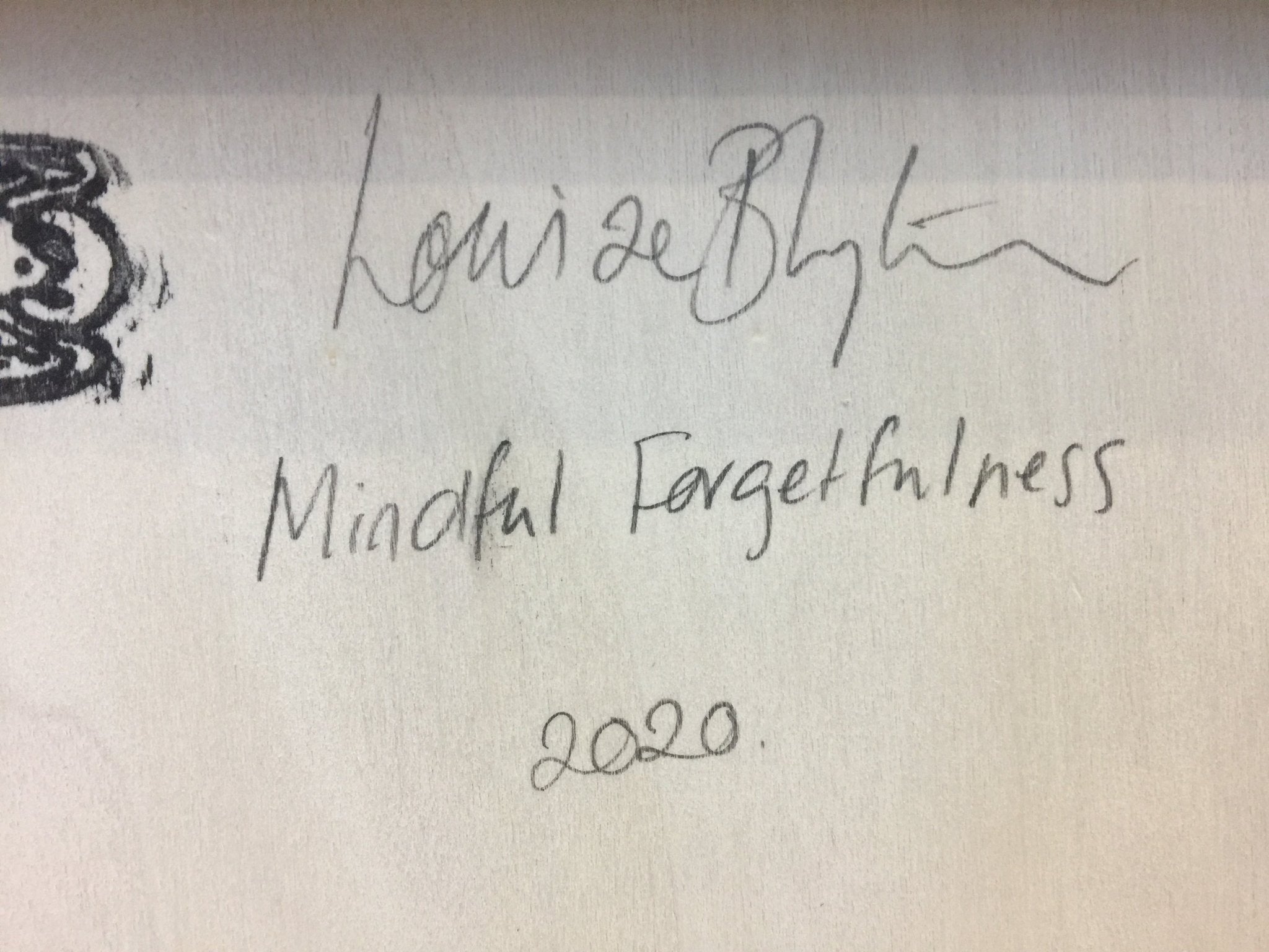 Mindful Forgetfulness - Louise Blyton - Abstract Painting - Ideelart