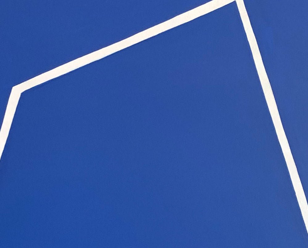 Untitled Blue 2009 - Ulla Pedersen - Abstract Painting - Ideelart