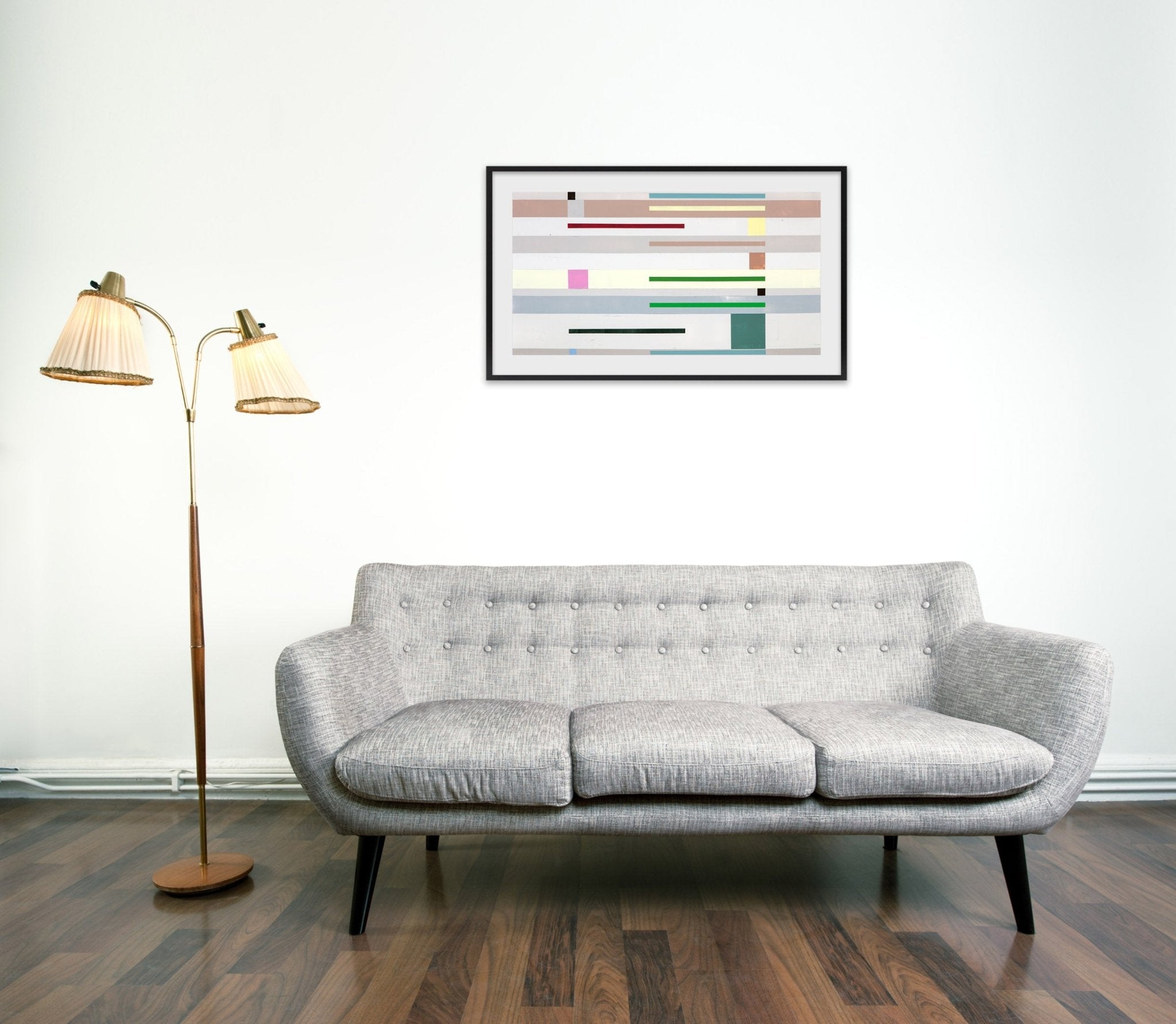 Present Recorded - Debra Ramsay - Abstract Painting - Ideelart