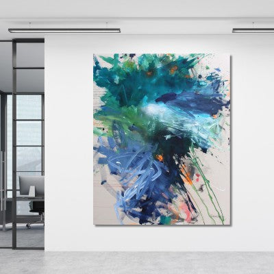 Bad Hair Day - Daniela Schweinsberg - Abstract Painting - Ideelart