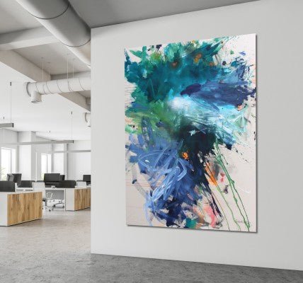 Bad Hair Day - Daniela Schweinsberg - Abstract Painting - Ideelart