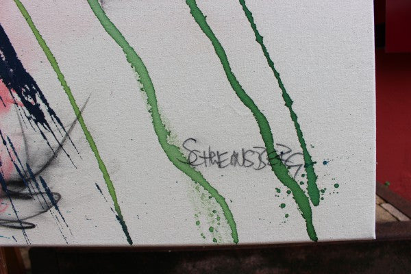 Bad Hair Day - Daniela Schweinsberg - Abstract Painting - Ideelart