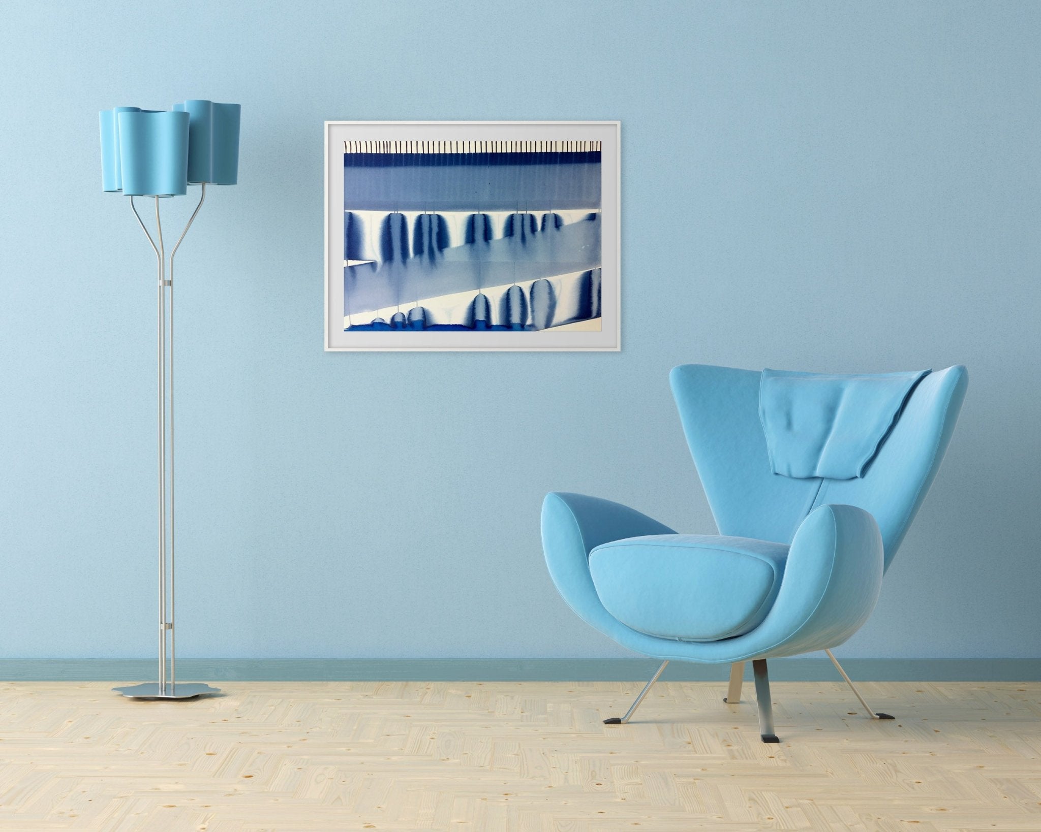 Hangar (Ref 20193) - Martin Reyna - Abstract Painting - Ideelart