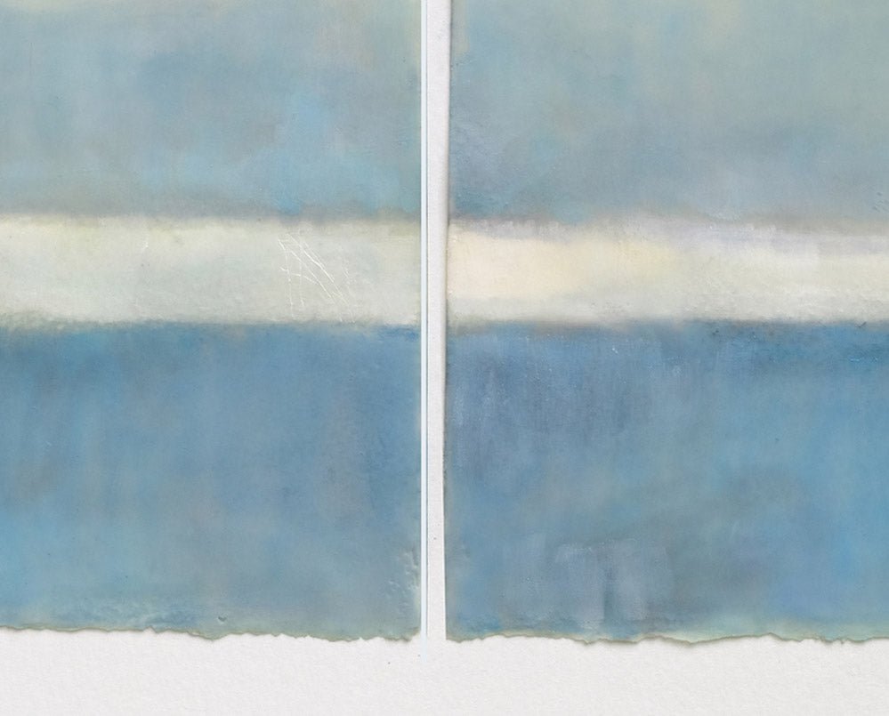 Blue On Blue - Janise Yntema - Abstract Painting - Ideelart