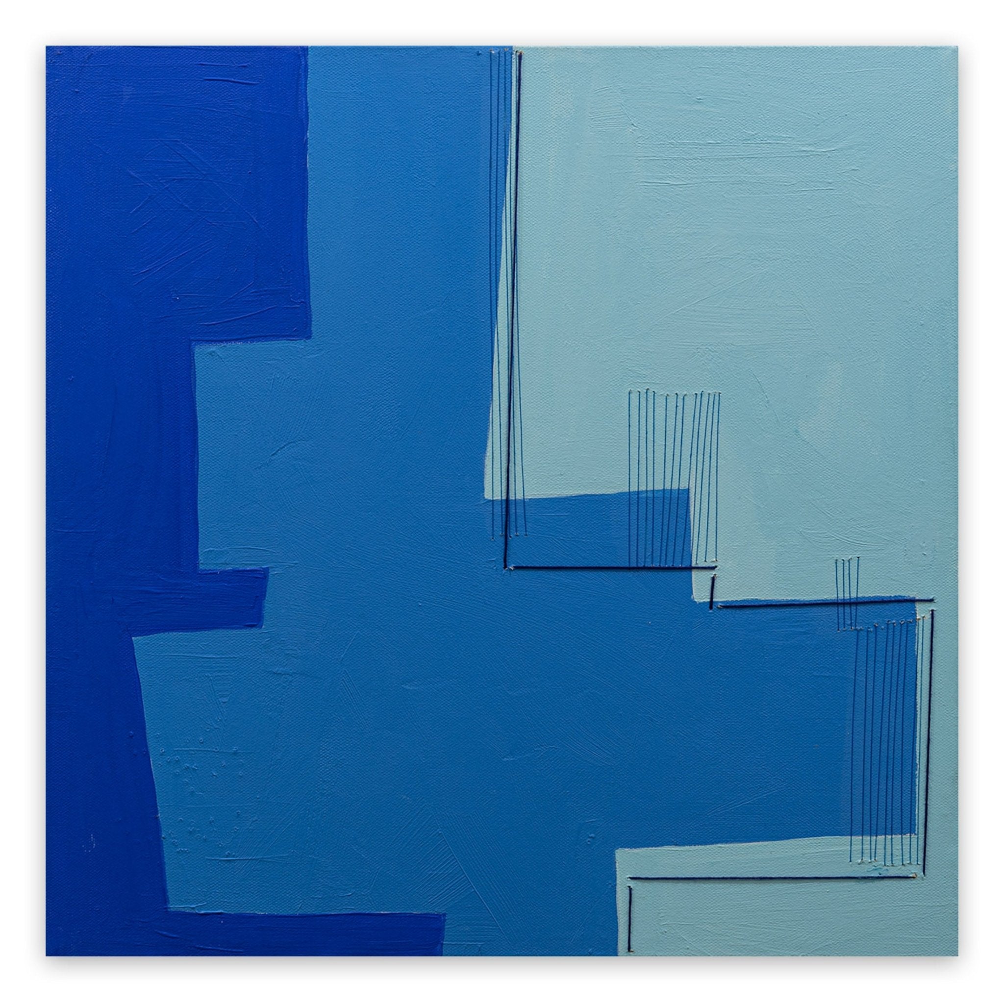 Partly cloudy 39° - Holly Miller - Abstract Painting - Ideelart