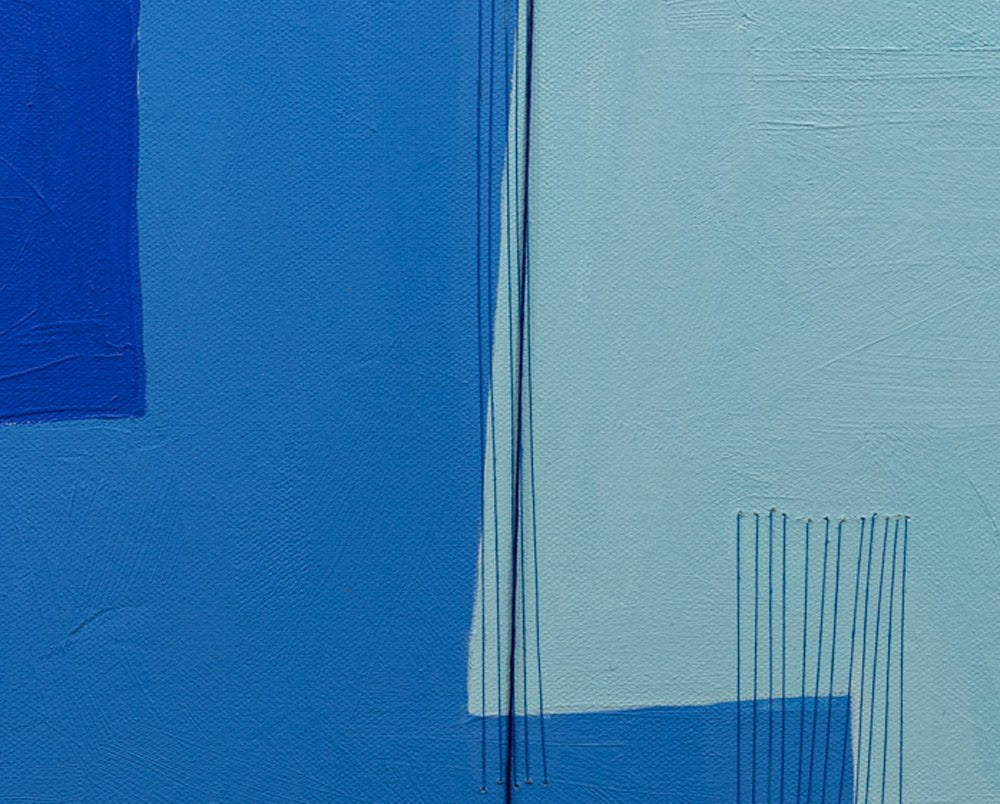 Partly cloudy 39° - Holly Miller - Abstract Painting - Ideelart