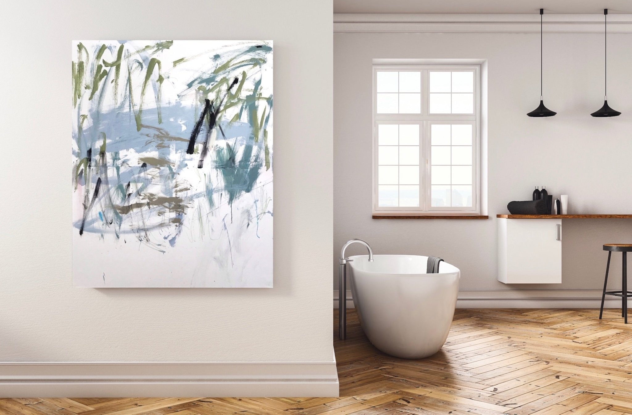 Delicate interventions - Manuela Karin Knaut - Abstract Painting - Ideelart