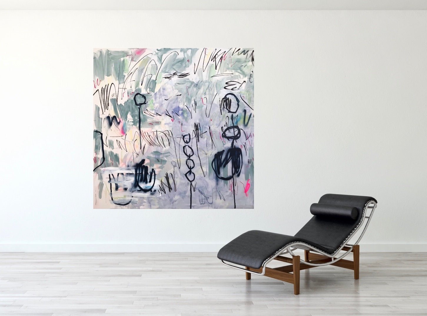 Unexpected scandals - Manuela Karin Knaut - Abstract Painting - Ideelart