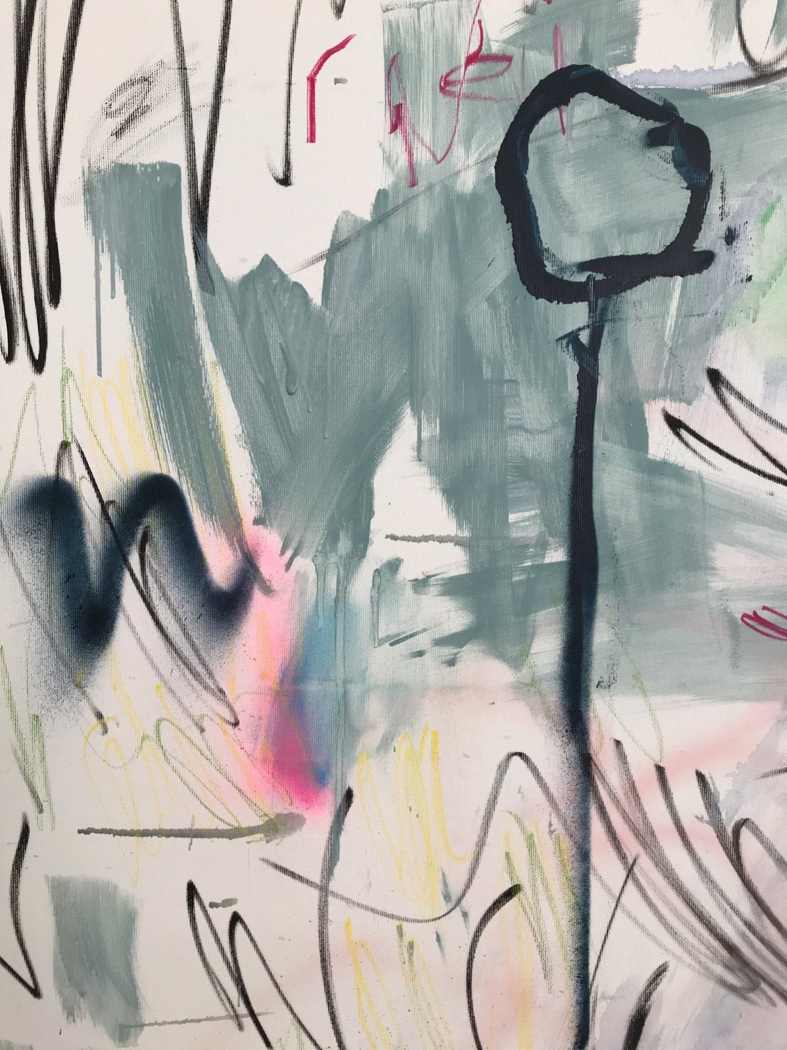 Unexpected scandals - Manuela Karin Knaut - Abstract Painting - Ideelart