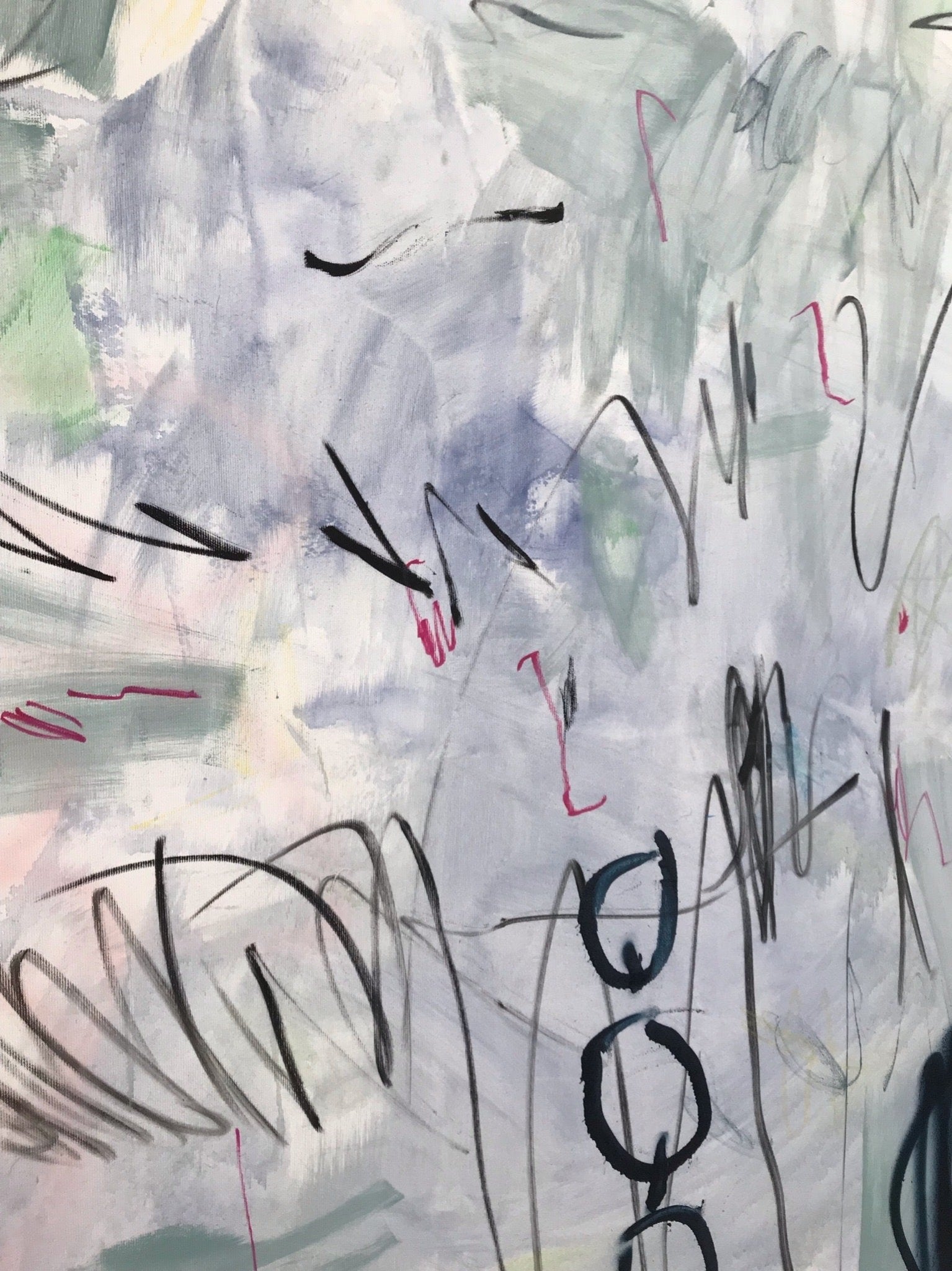 Unexpected scandals - Manuela Karin Knaut - Abstract Painting - Ideelart