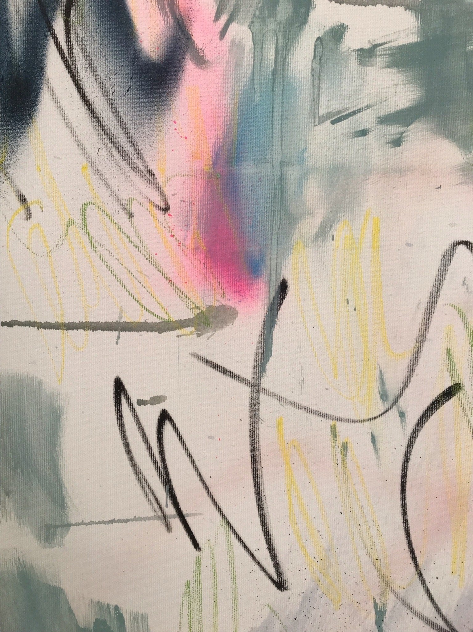 Unexpected scandals - Manuela Karin Knaut - Abstract Painting - Ideelart