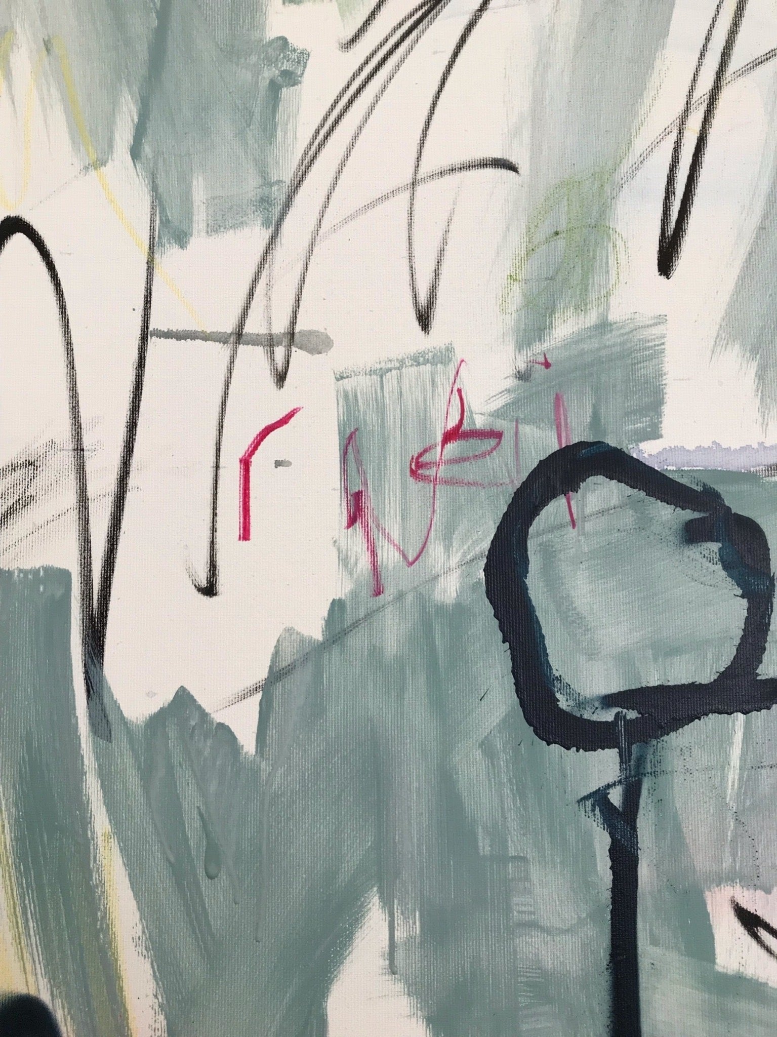 Unexpected scandals - Manuela Karin Knaut - Abstract Painting - Ideelart