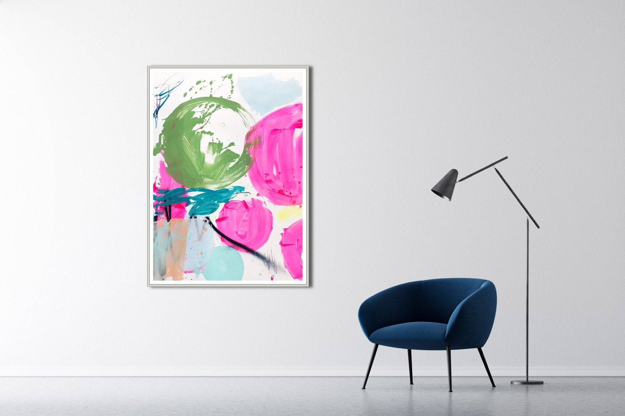 Dashing into the day 1 - Manuela Karin Knaut - Abstract Painting - Ideelart