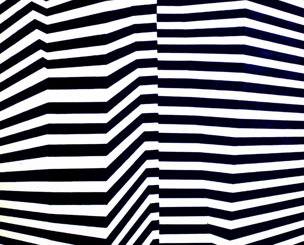 Folded pattern - Cristina Ghetti - Abstract Painting - Ideelart