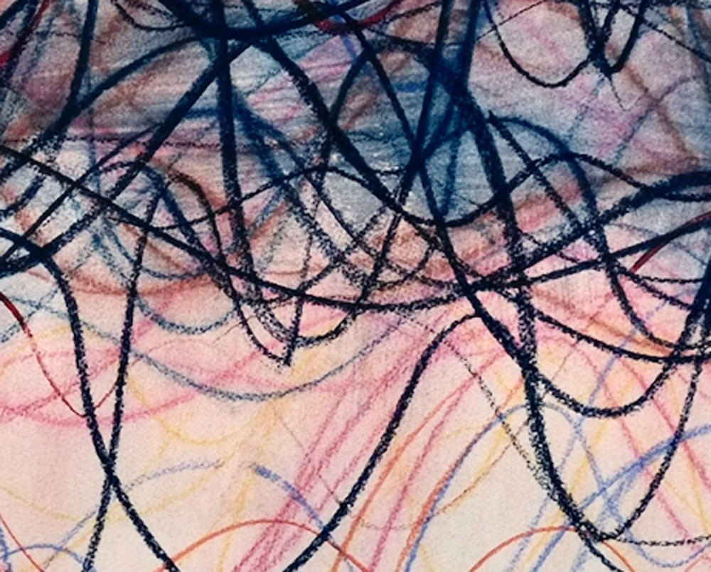 Destination - Margaret Neill - Abstract Drawing - Ideelart