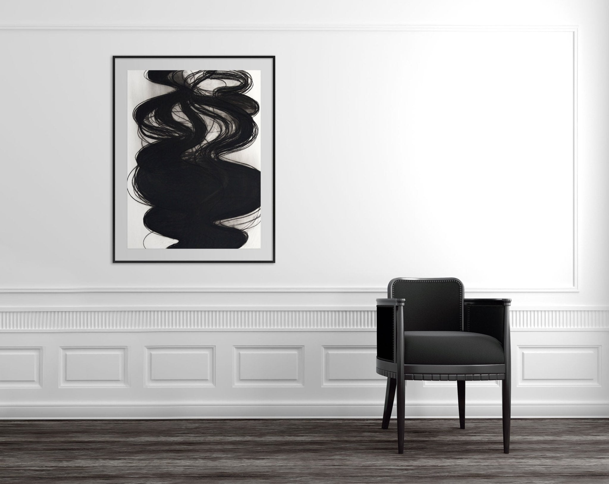 Repose - Margaret Neill - Abstract Drawing - Ideelart