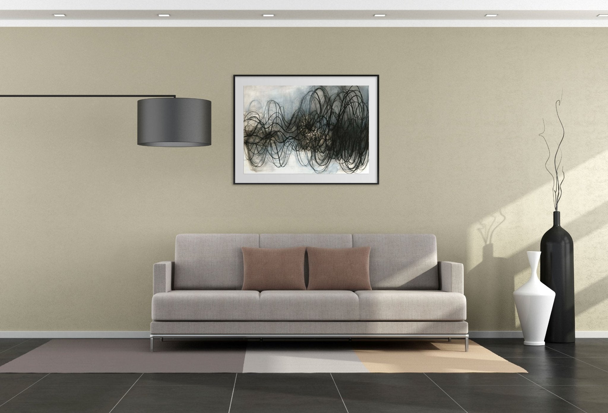 Reprisal - Margaret Neill - Abstract Drawing - Ideelart