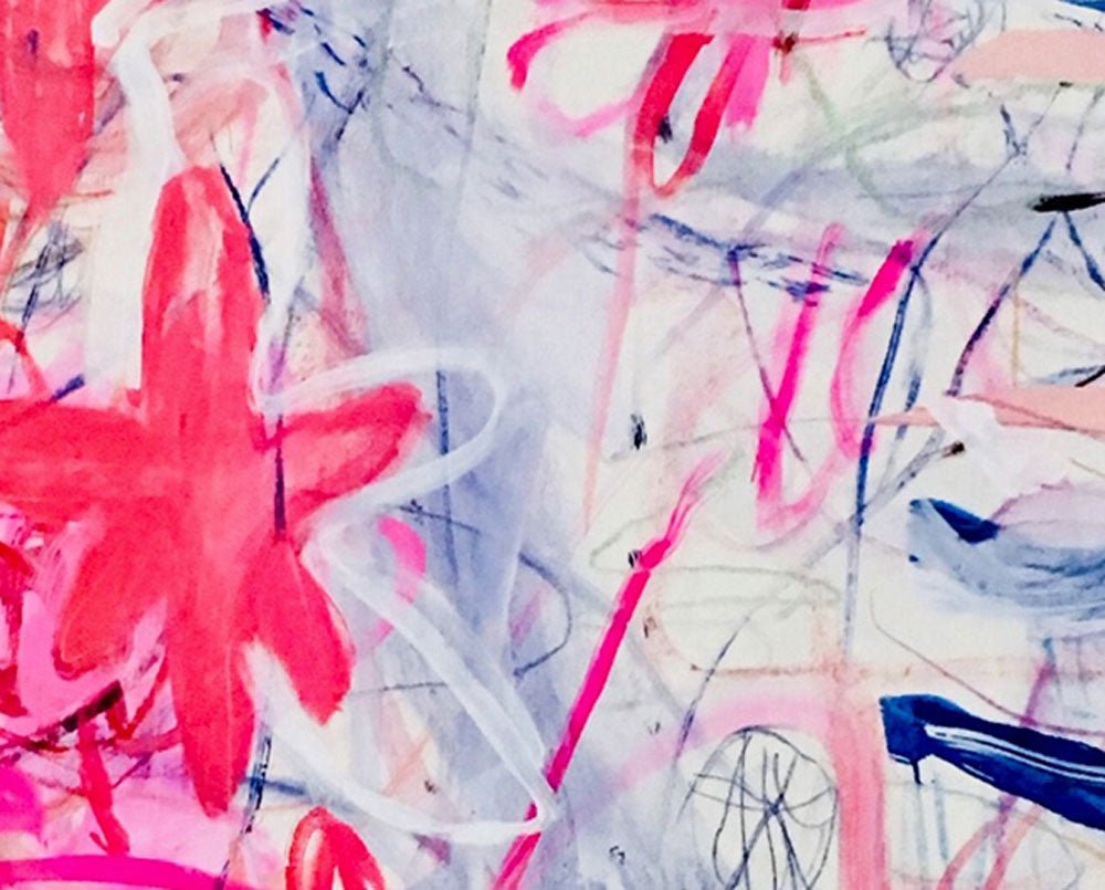 We Are All Phoenixes Even if We Don't Know it - Macha Poynder - Abstract Painting - Ideelart