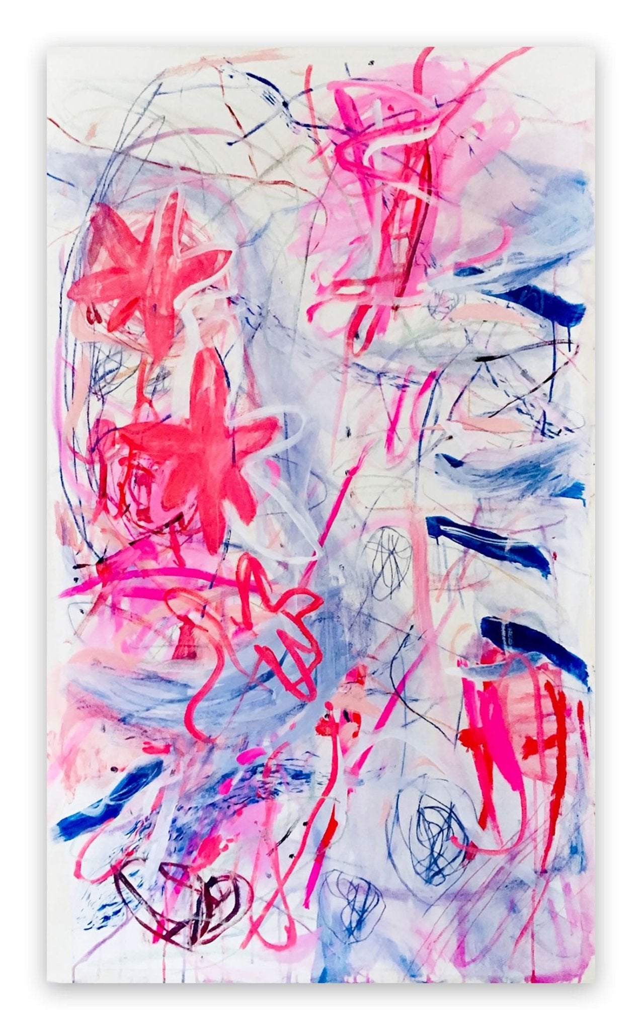 We Are All Phoenixes Even if We Don't Know it - Macha Poynder - Abstract Painting - Ideelart