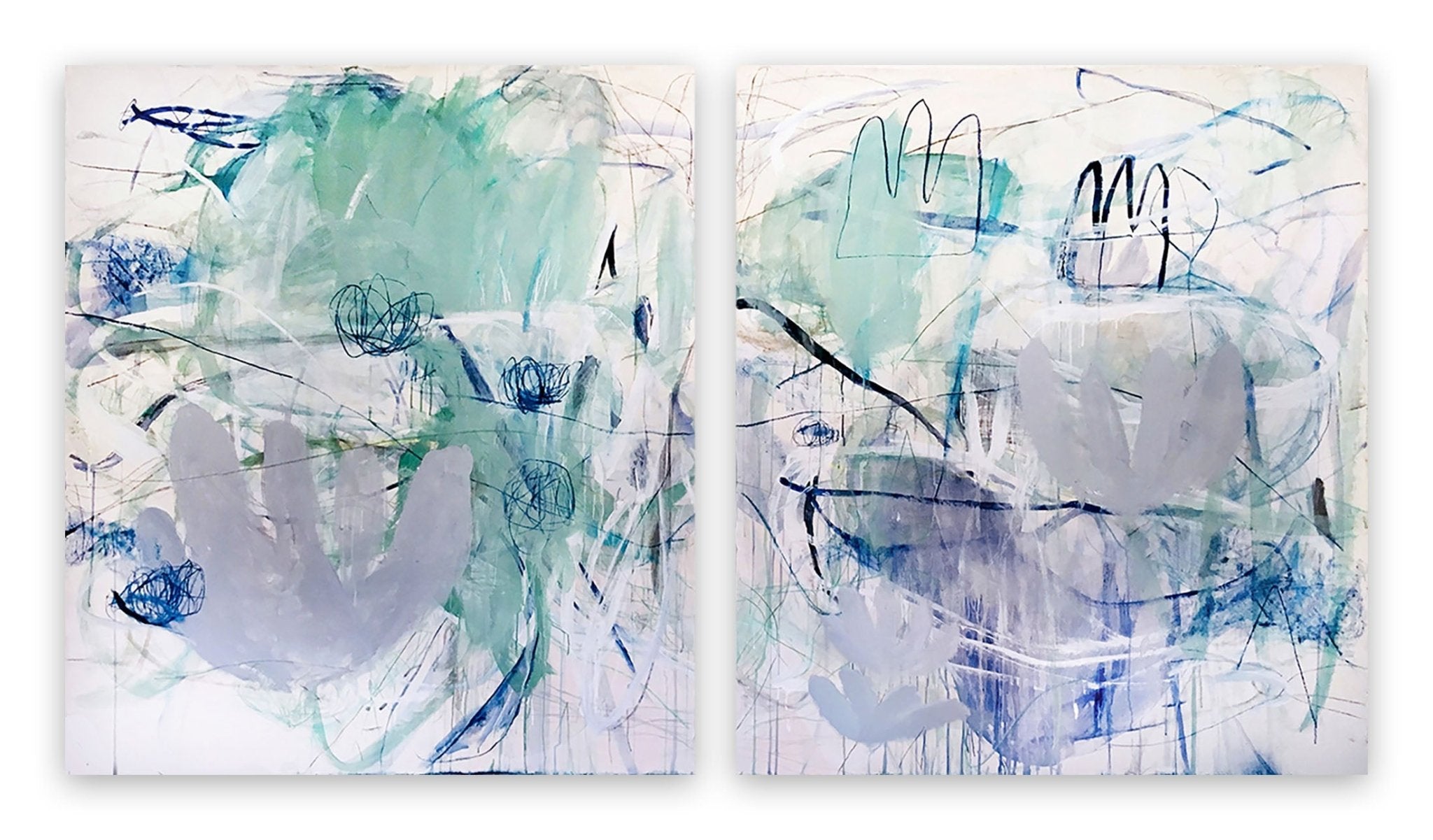 Where the Future Comes From - Macha Poynder - Abstract Painting - Ideelart