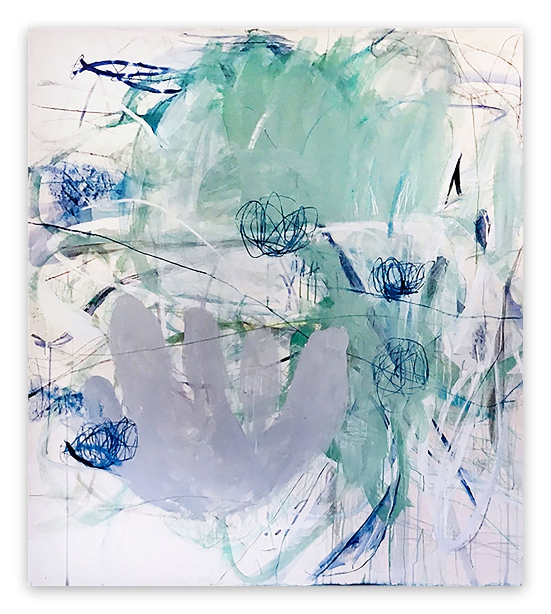 Where the Future Comes From - Macha Poynder - Abstract Painting - Ideelart