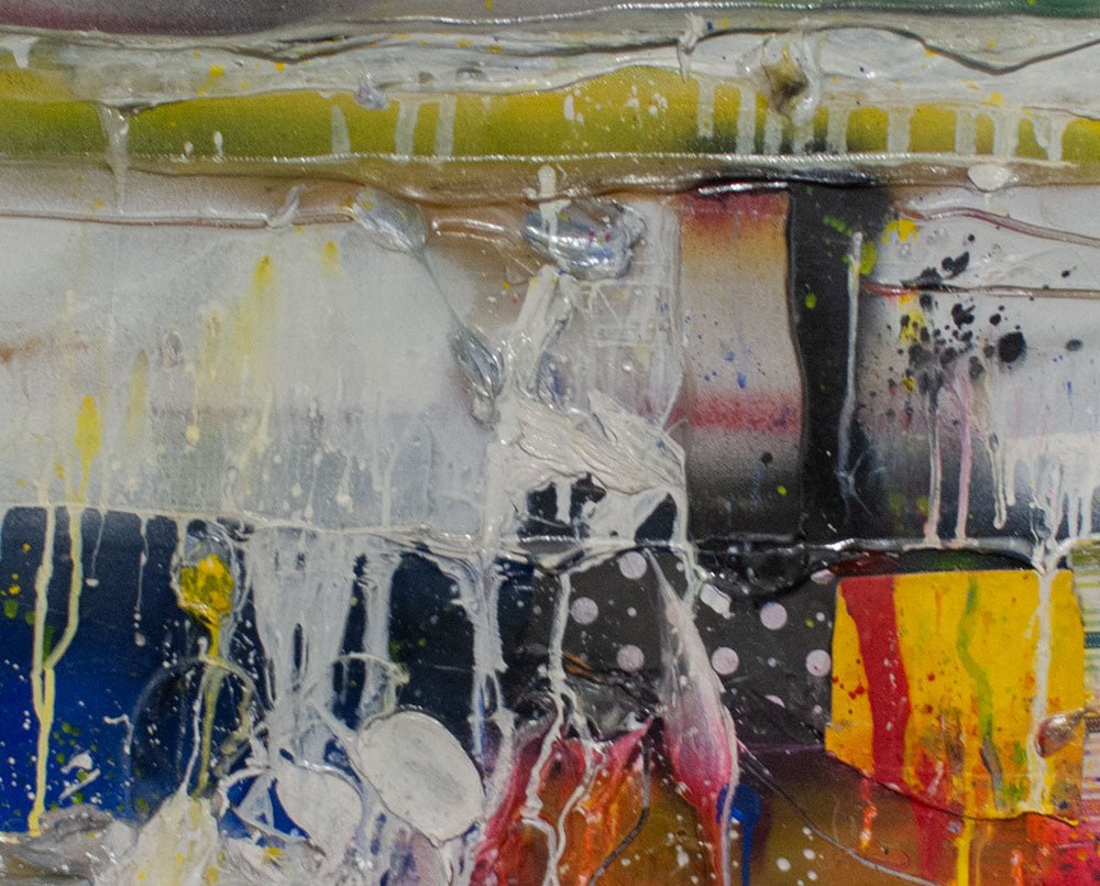 Milbrook in Pink - Robert Baribeau - Abstract Painting - Ideelart