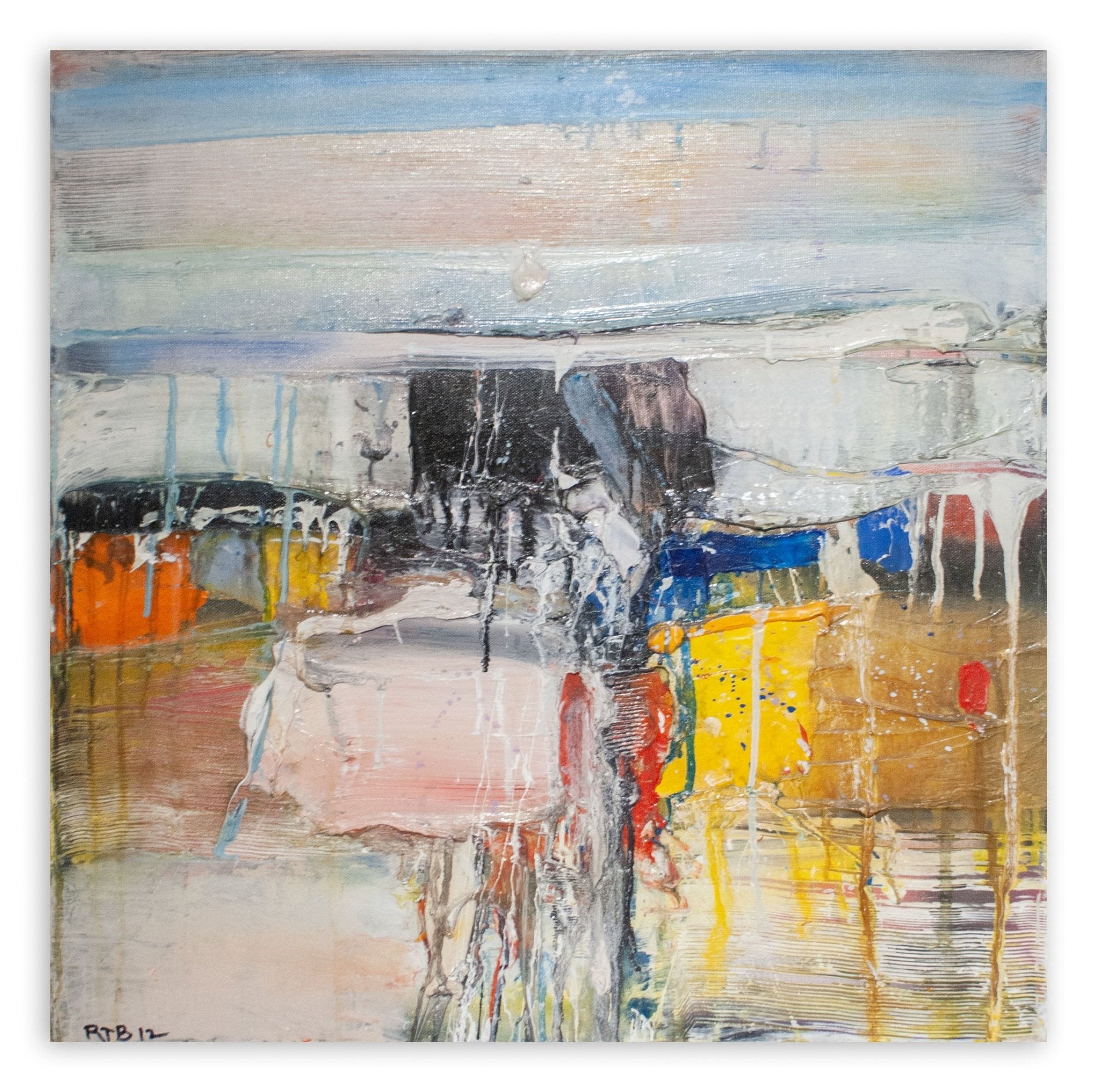 Milbrook in Pink 2 - Robert Baribeau - Abstract Painting - Ideelart