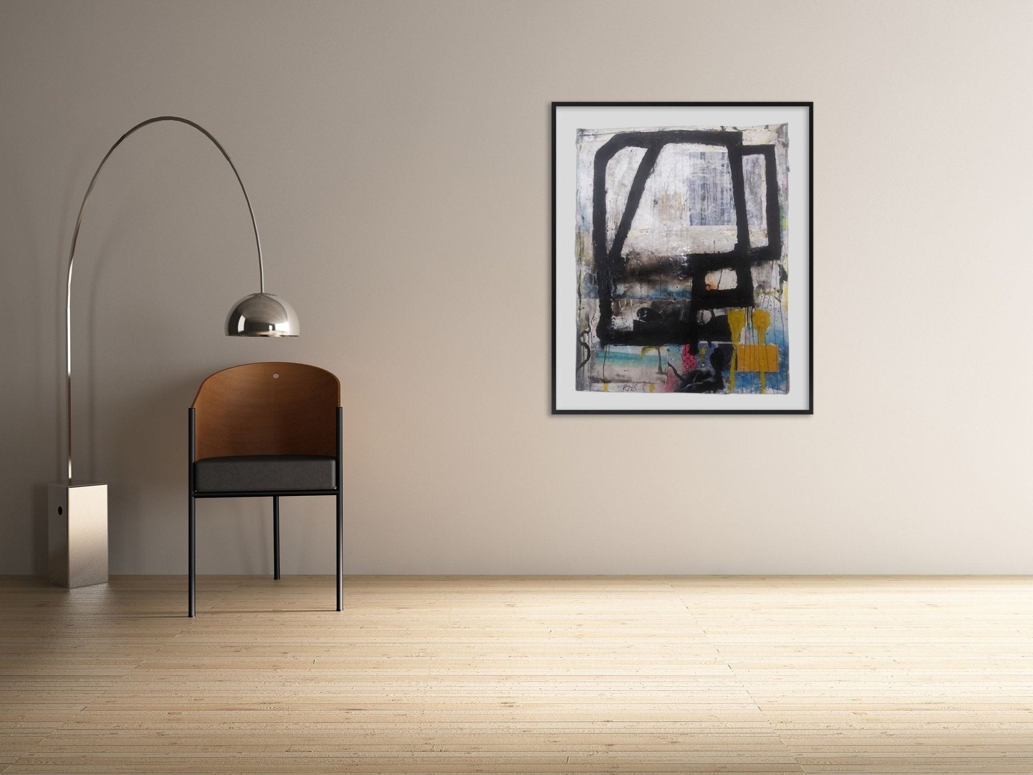 Color Trac 24 - Robert Baribeau - Abstract Painting - Ideelart