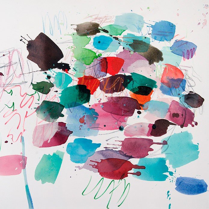 Schwarm - Greet Helsen - Abstract Painting - Ideelart