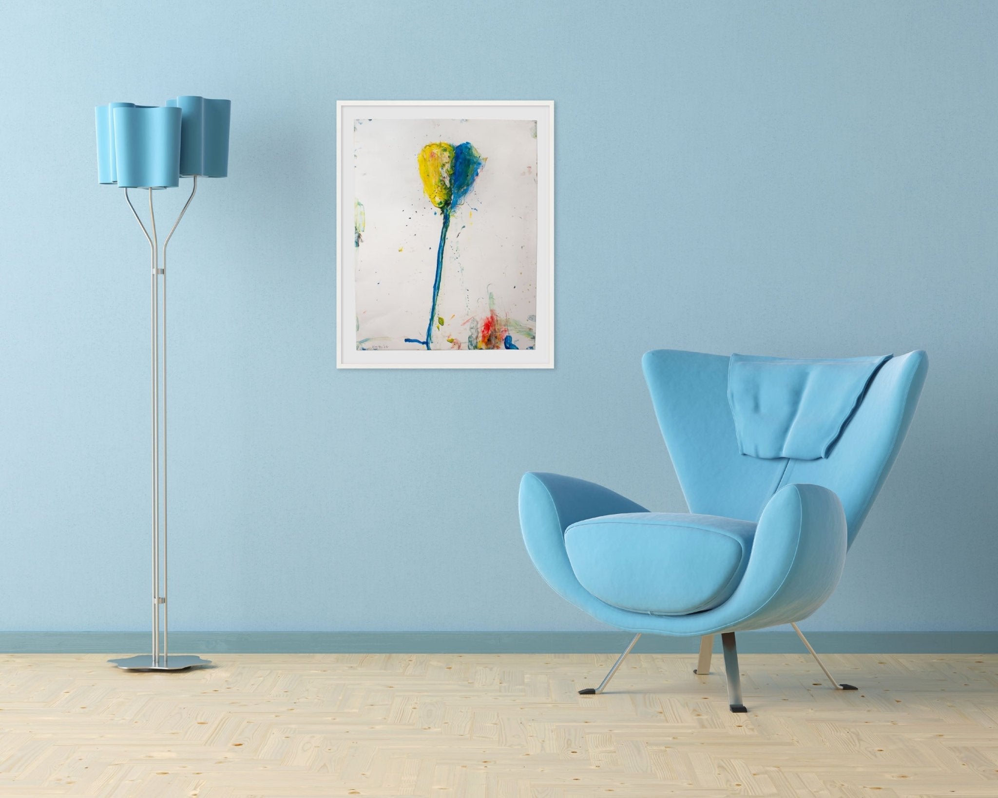 Stem 229 - Robert Baribeau - Abstract Painting - Ideelart