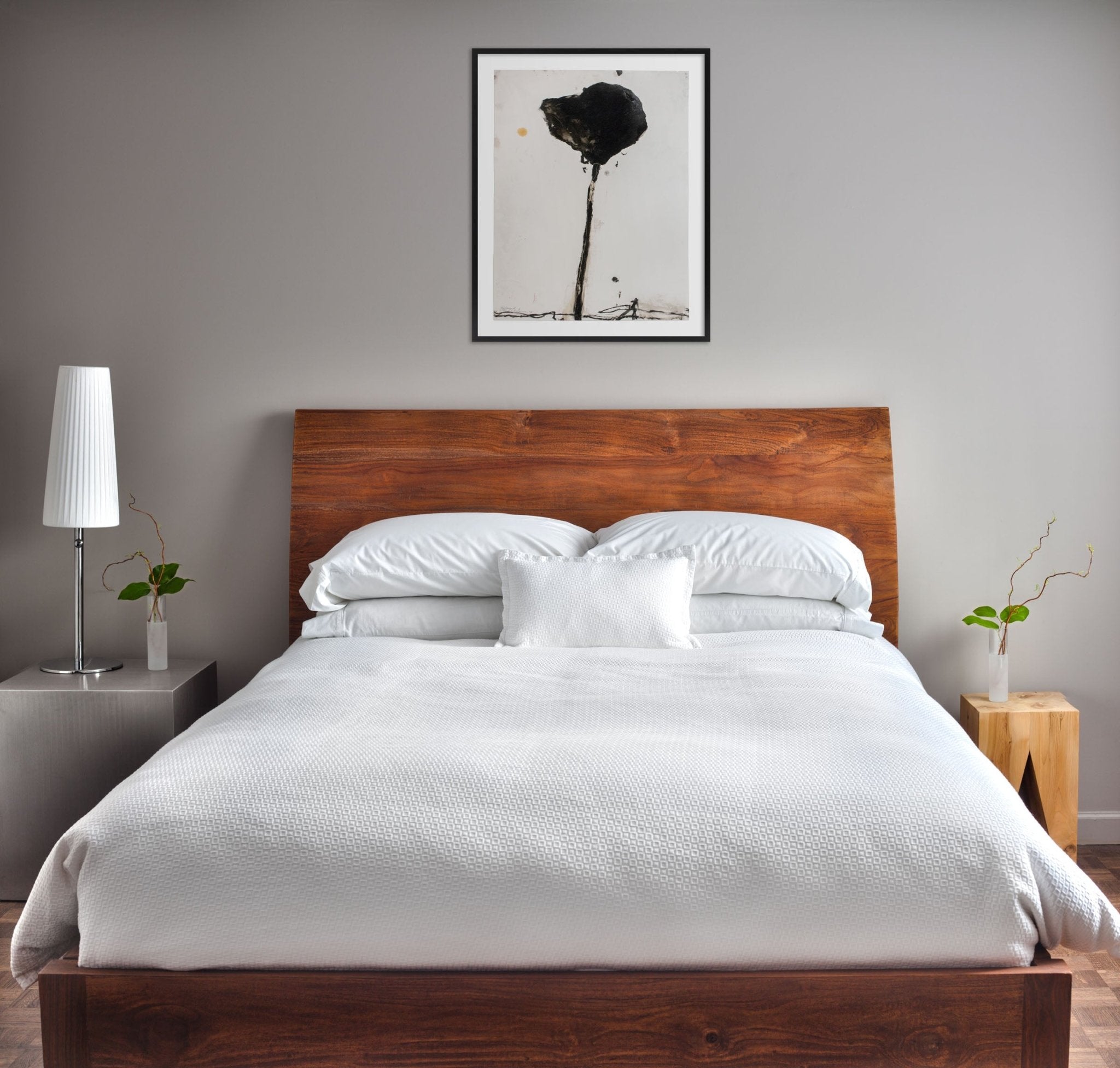 Stem in Black 4 - Robert Baribeau - Abstract Painting - Ideelart