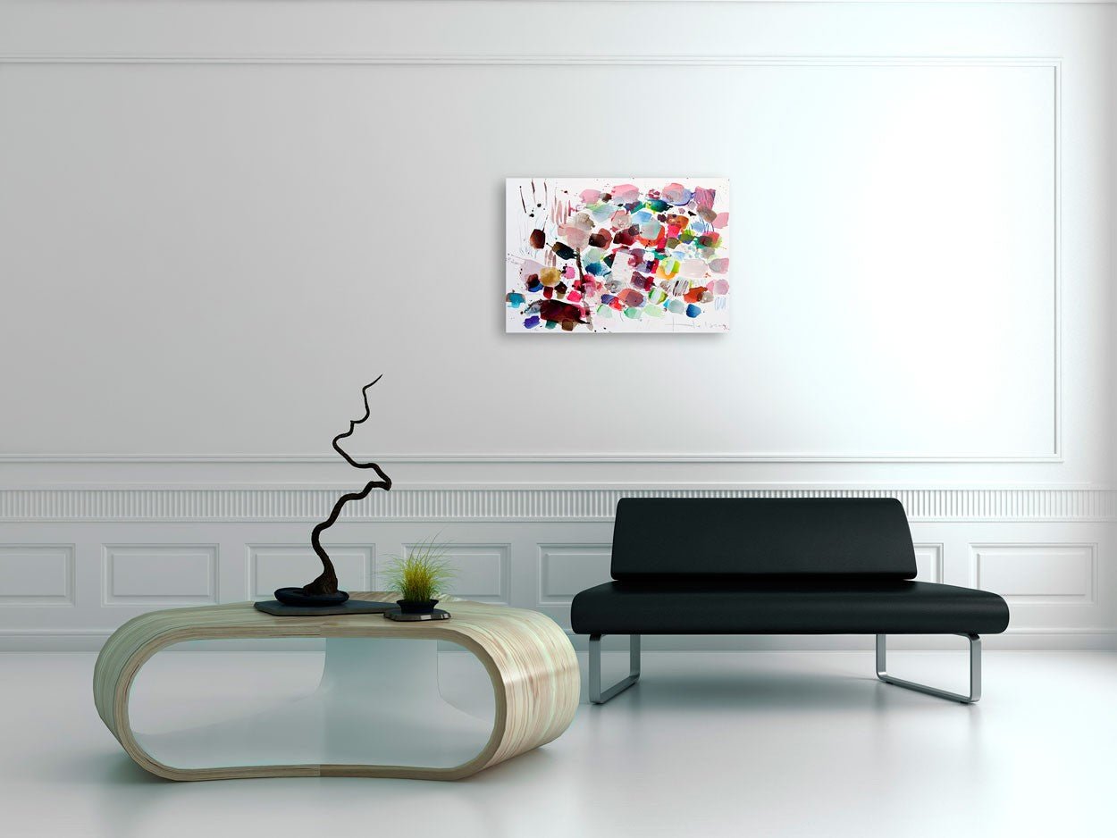 Idyll - Greet Helsen - Abstract Painting - Ideelart
