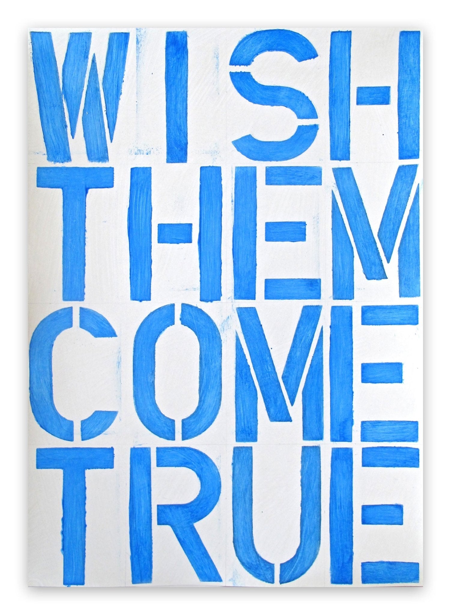 BP02, WISHTHEMCOMETRUE, 2019 - Daniel Göttin - Abstract Painting - Ideelart