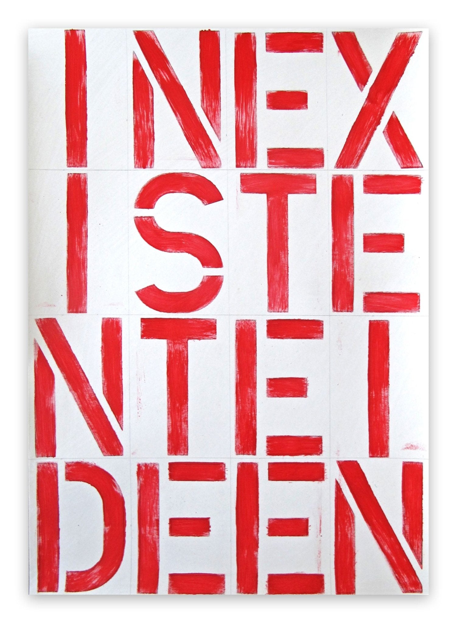 BP37, INEXISTENTEIDEEN, 2019 - Daniel Göttin - Abstract Painting - Ideelart