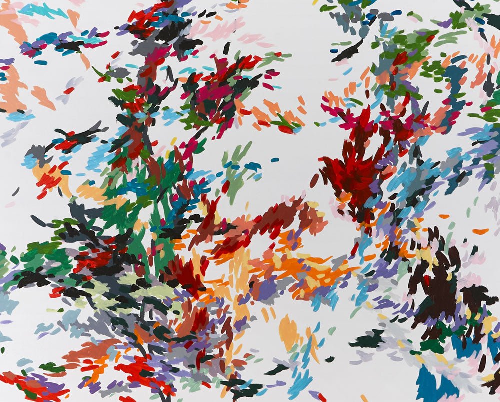 Record of undefined colors 22 - Kyong Lee - Abstract Painting - Ideelart