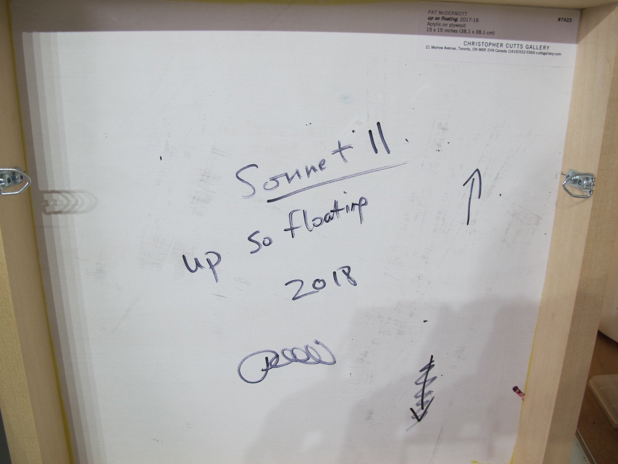 up so floating - Pat McDermott - Abstract Painting - Ideelart