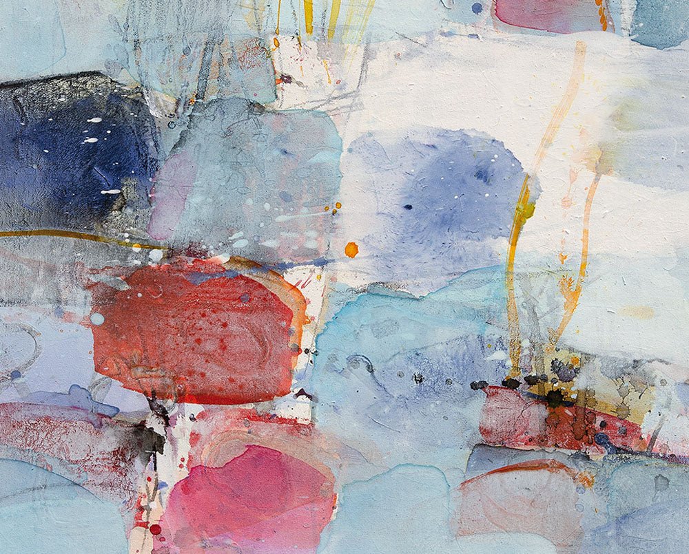 The ice is broken - Greet Helsen - Abstract Painting - Ideelart