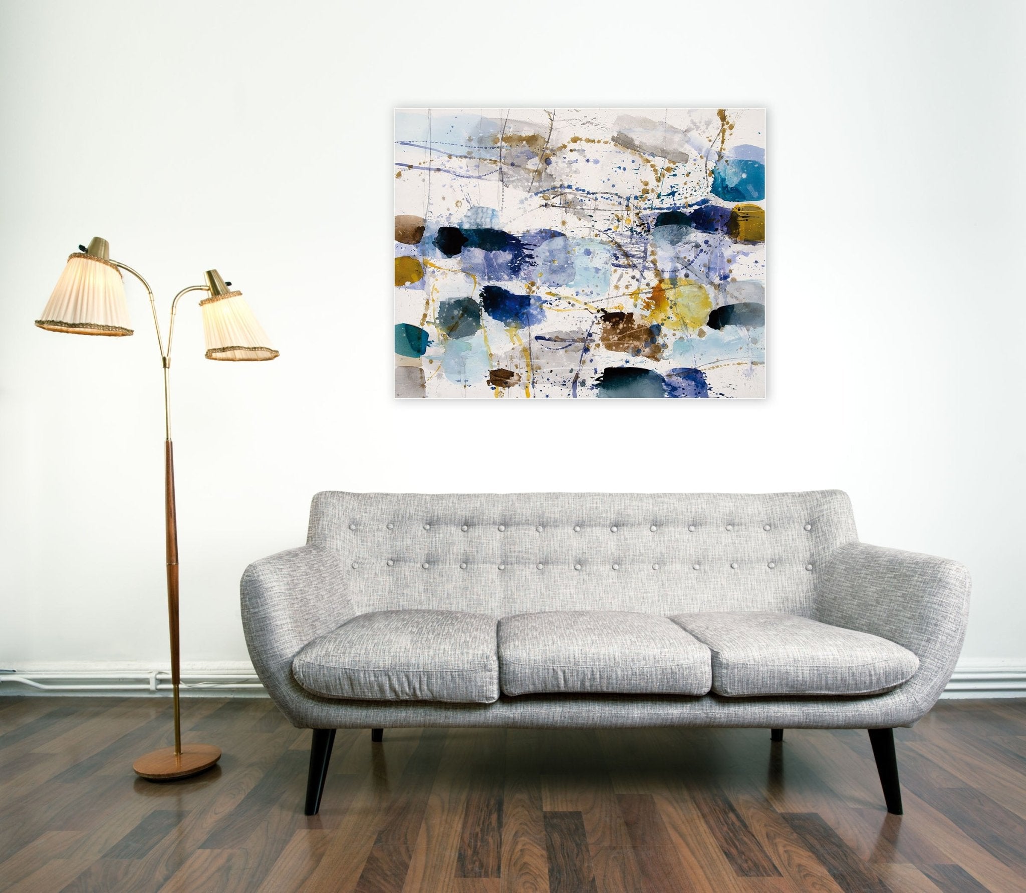 Morning Light - Greet Helsen - Abstract Painting - Ideelart