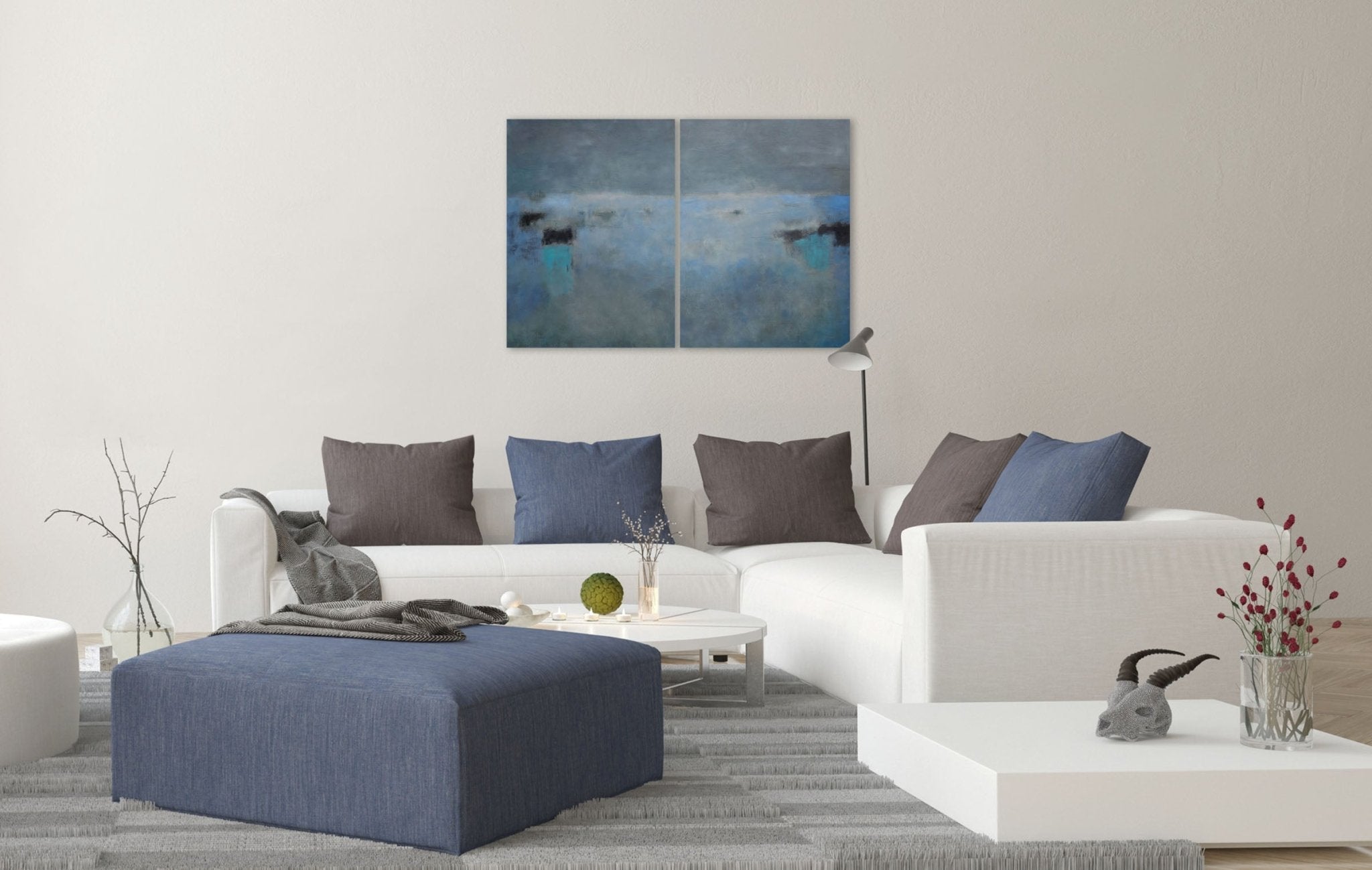 La Pré de Nuit - Janise Yntema - Abstract Painting - Ideelart