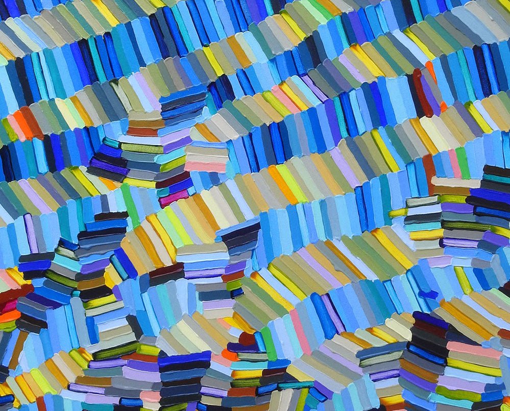 Goodbye Earth - Martina Nehrling - Abstract Painting - Ideelart