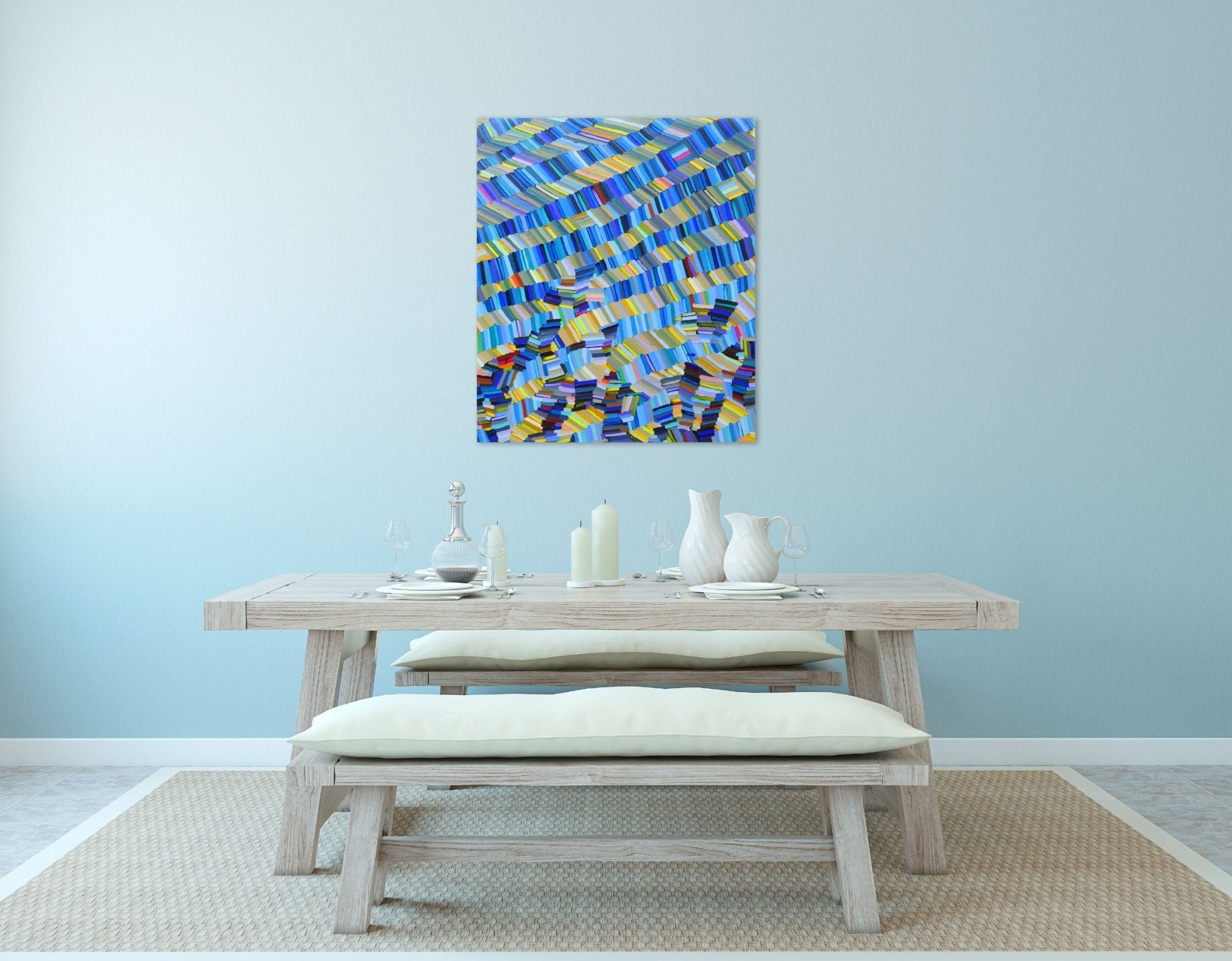 Goodbye Earth - Martina Nehrling - Abstract Painting - Ideelart