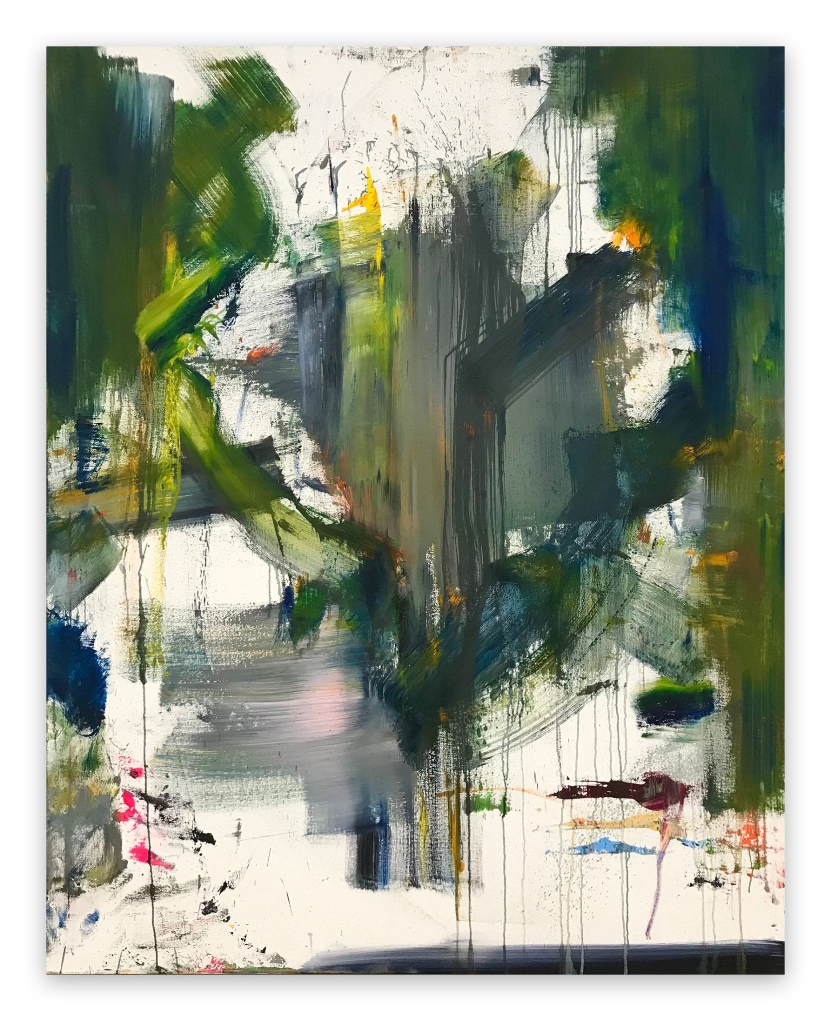 Neon Crickets - Tommaso Fattovich - Abstract Painting - Ideelart