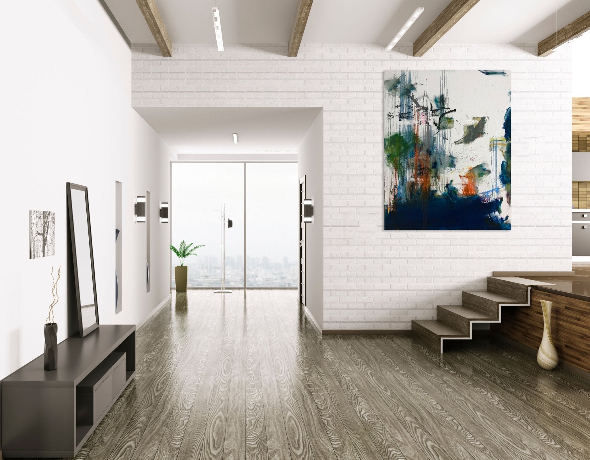 Tank Diving - Tommaso Fattovich - Abstract Painting - Ideelart