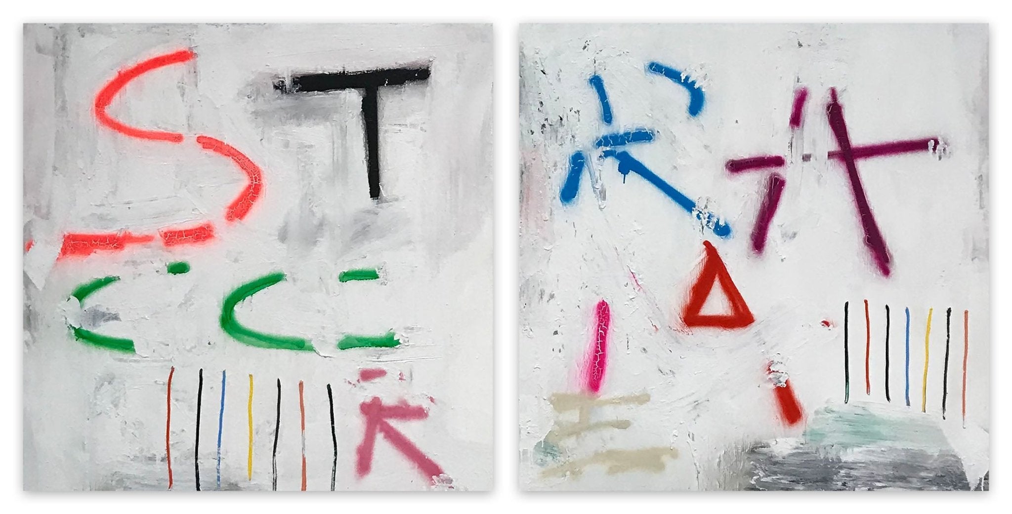 Stracciare - Tommaso Fattovich - Abstract Painting - Ideelart