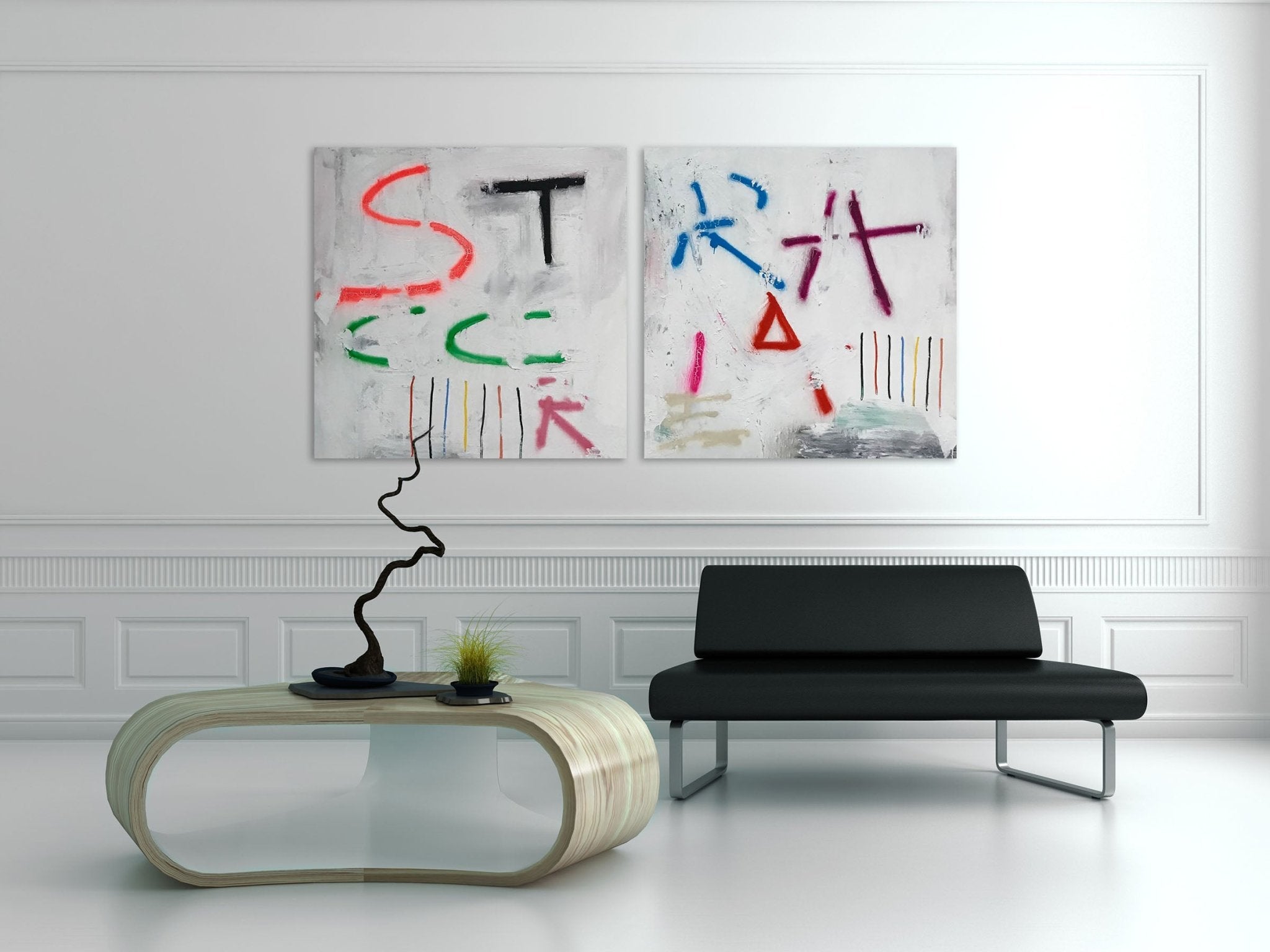 Stracciare - Tommaso Fattovich - Abstract Painting - Ideelart